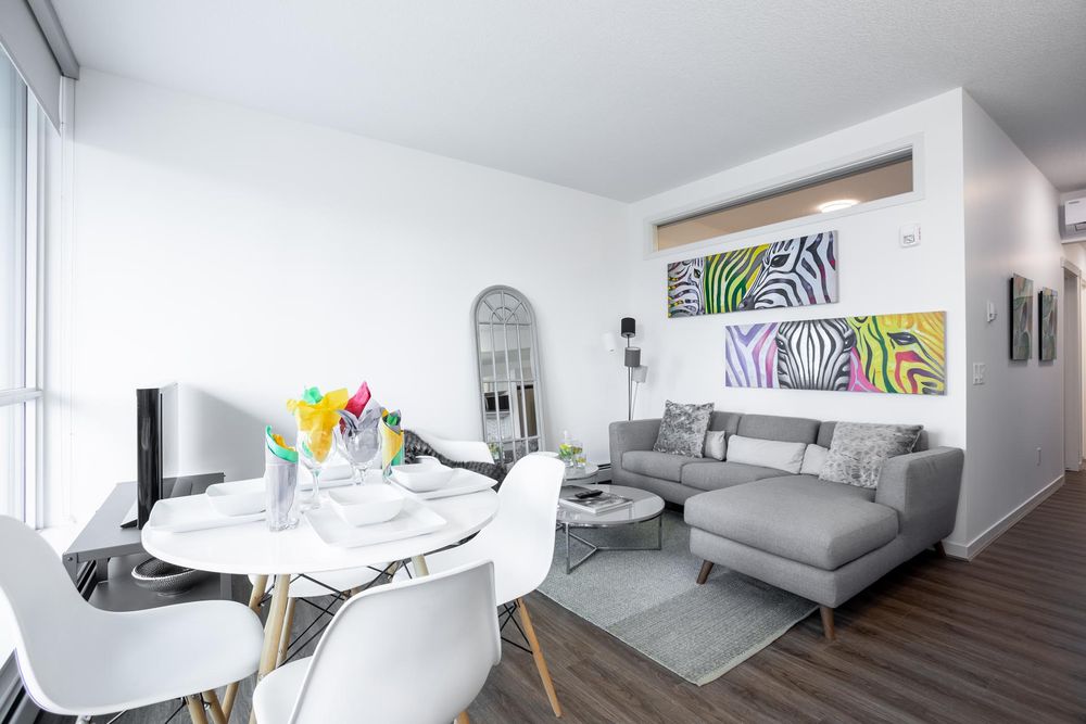 Living and dining area