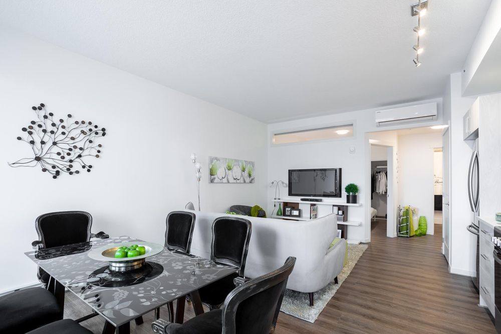 Dining and living area
